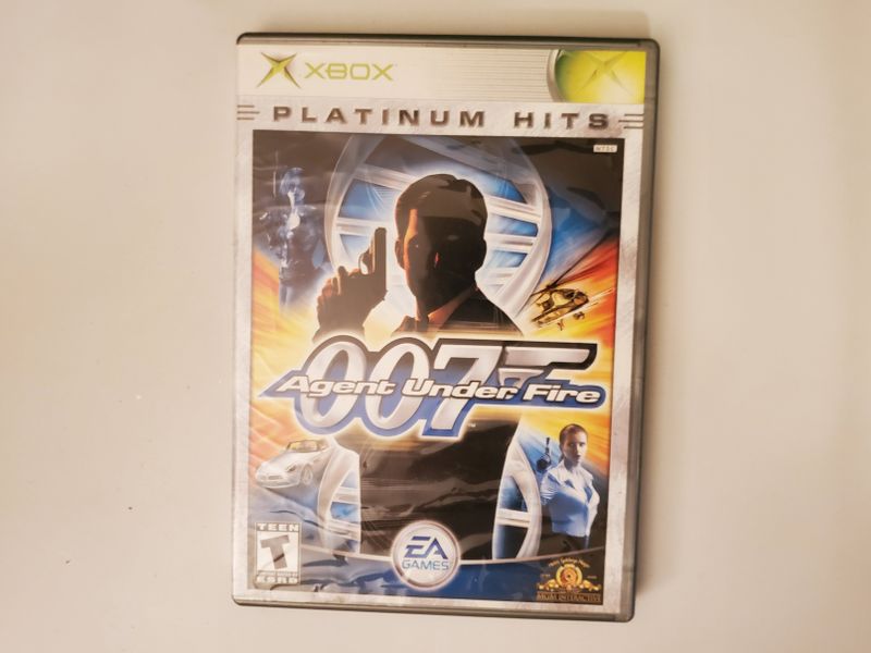 Microsoft Xbox 007 Agent Under Fire Platinum Hits video game