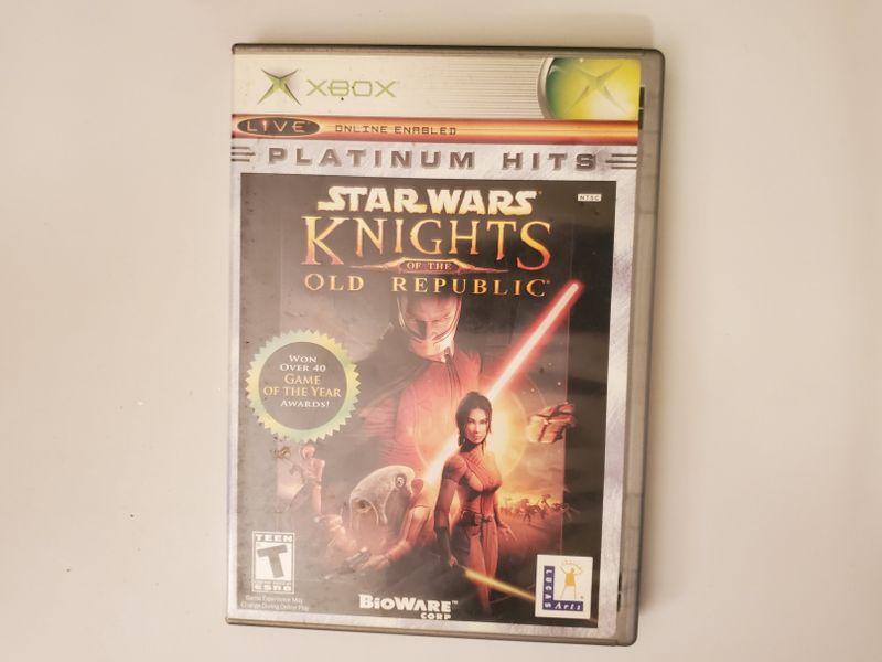 Microsoft Xbox Star Wars Knights of the Old Republic Platinum Hits video game