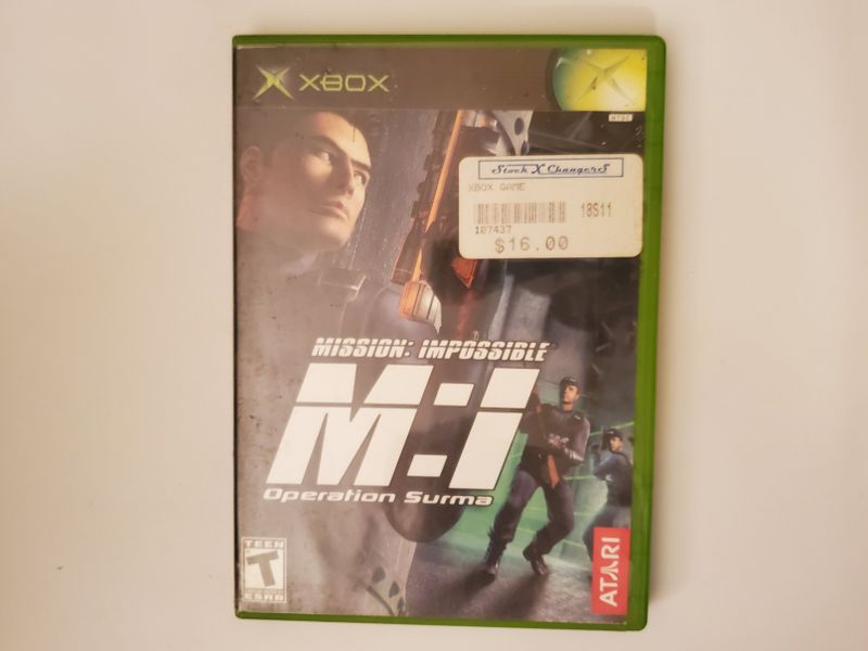 Microsoft Xbox Mission Impossible Operation Surma video game