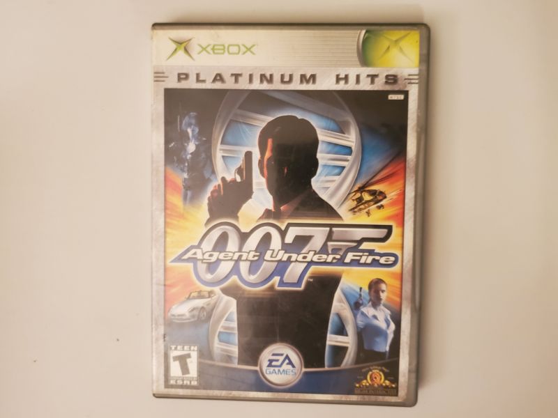 Microsoft Xbox 007 Agent Under Fire Platinum Hits video game