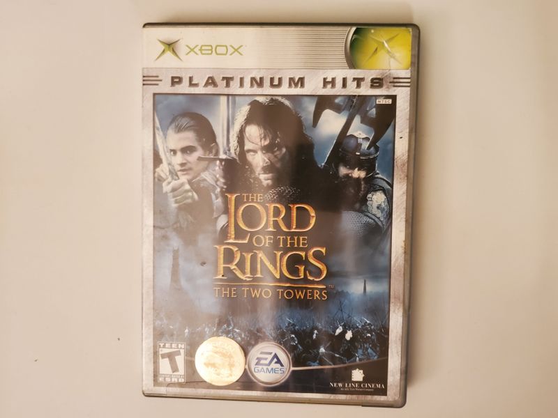 Microsoft Xbox The Lord of the Rings: The Two Towers Platinum Hits video game