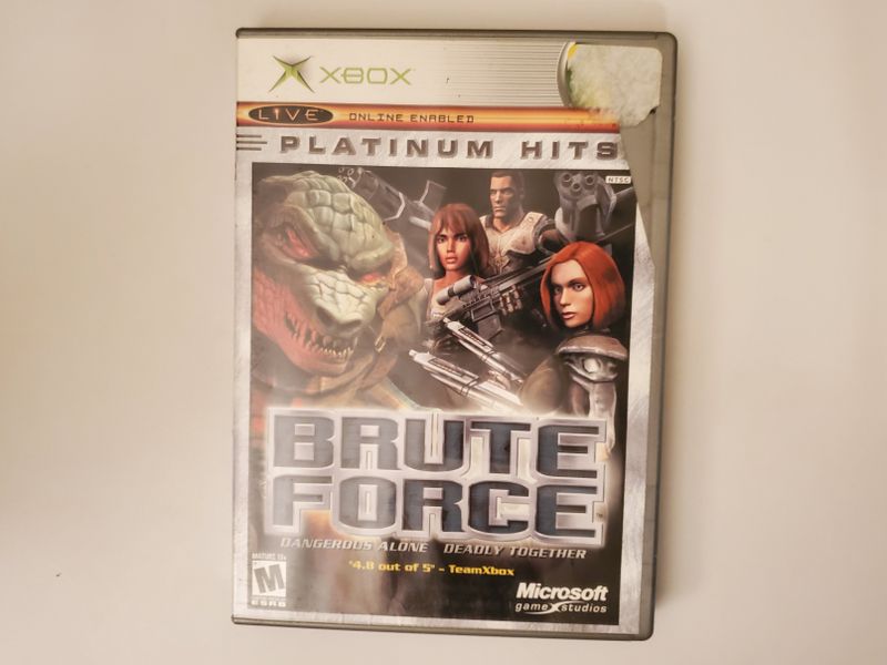 Microsoft Xbox Brute Force Platinum Hits video game