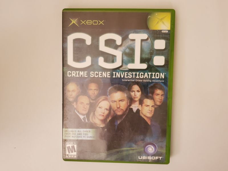 Microsoft Xbox CSI: Crime Scene Investigation video game