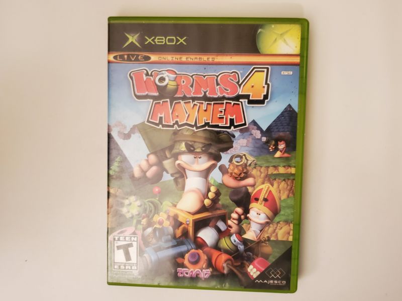 Microsoft Xbox Worms 4: Mayhem video game