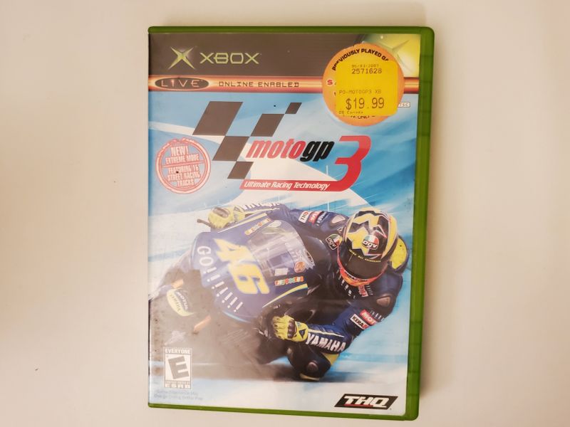 Microsoft Xbox Motogp 3 video game
