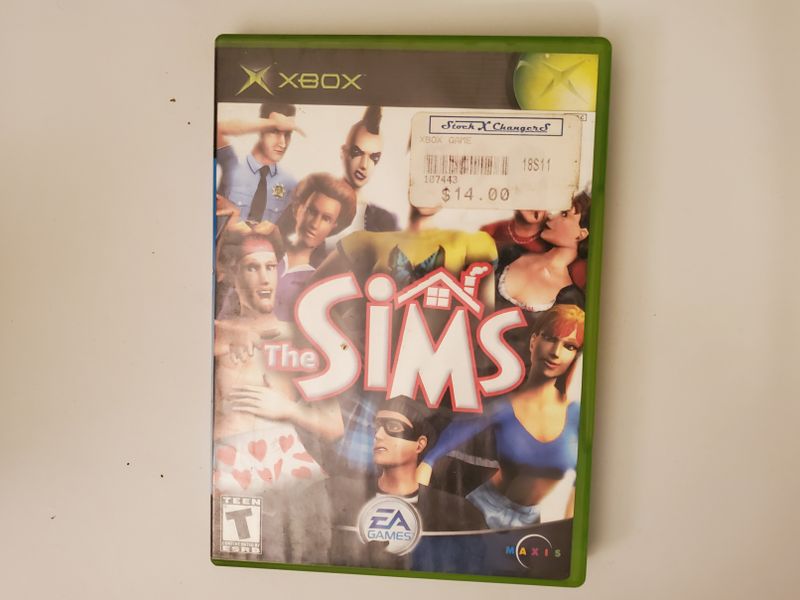 Microsoft Xbox The Sims video game