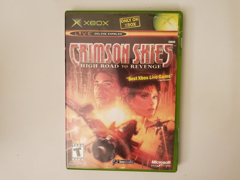 Microsoft Xbox Crimson Skies High Road to Revenge video game