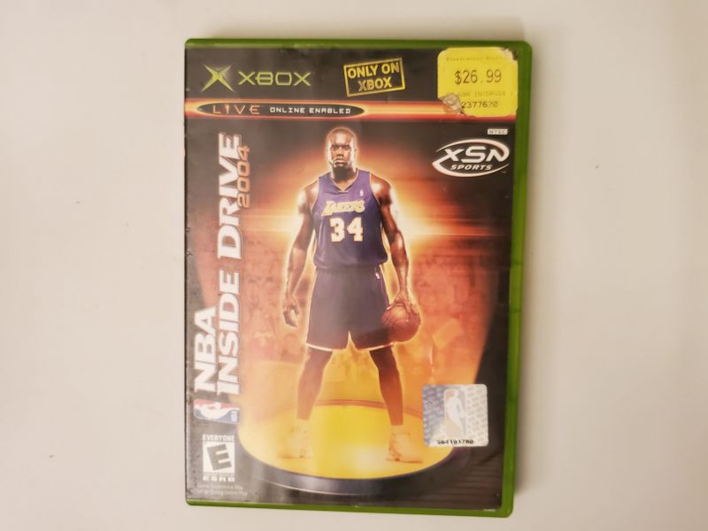 Microsoft Xbox NBA Inside Drive 2004 video game