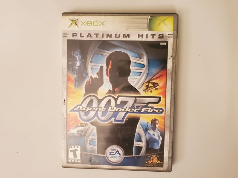 Microsoft Xbox 007 Agent Under Fire Platinum Hits video game