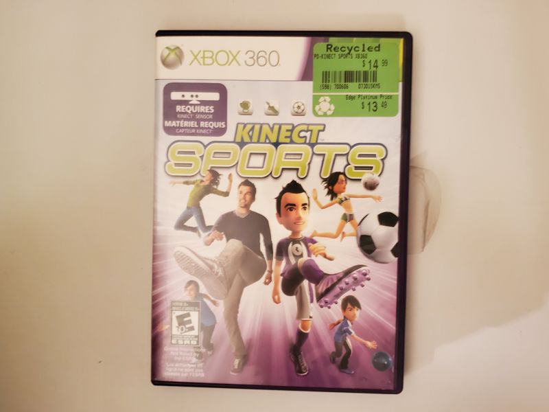 Microsoft Xbox 360 Kinect Sports video game
