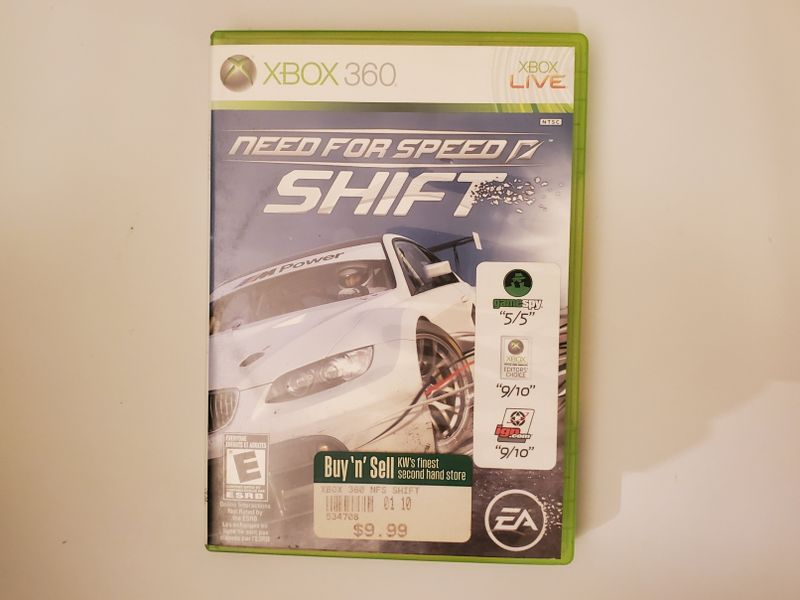 Microsoft Xbox 360 Need for Speed Shift video game