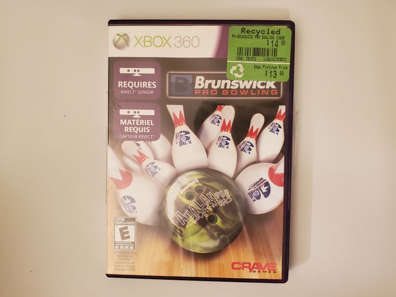 Microsoft Xbox 360 Brunswick Pro Bowling video game