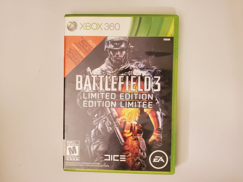 Microsoft Xbox 360 Battlefield 3 Limited Edition video game