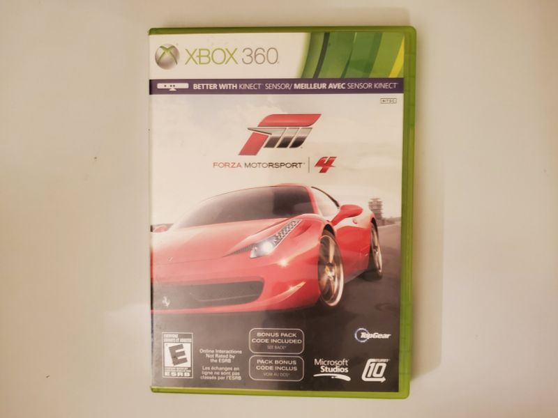 Microsoft Xbox 360 Forza Motorsport 4 video game