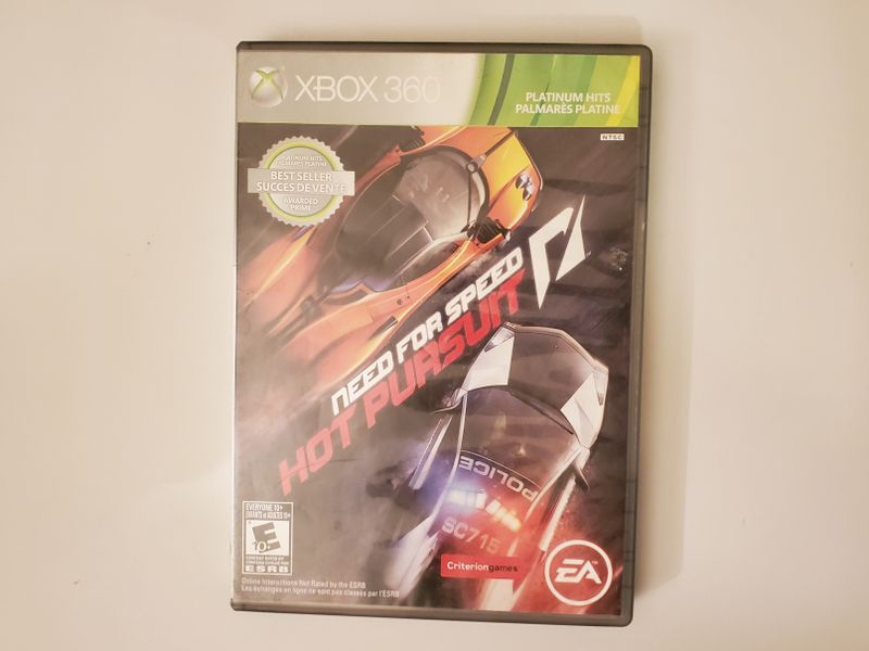 Microsoft Xbox 360 Need for Speed Hot Pursuit Platinum Hits video game
