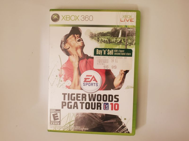 Microsoft Xbox 360 Tiger Woods PGA Tour 10 video game