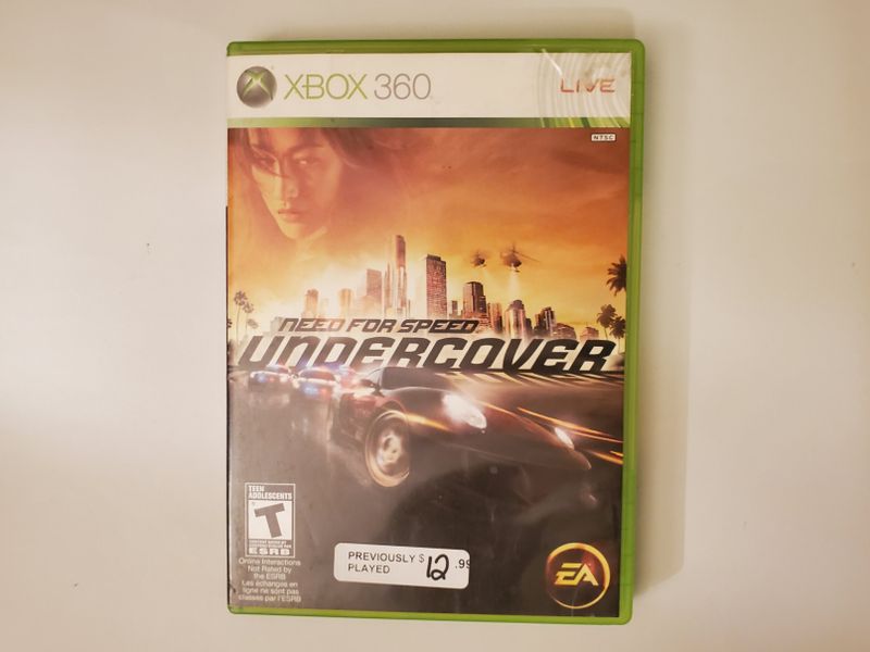 Microsoft Xbox 360 Need for Speed Undercover video game