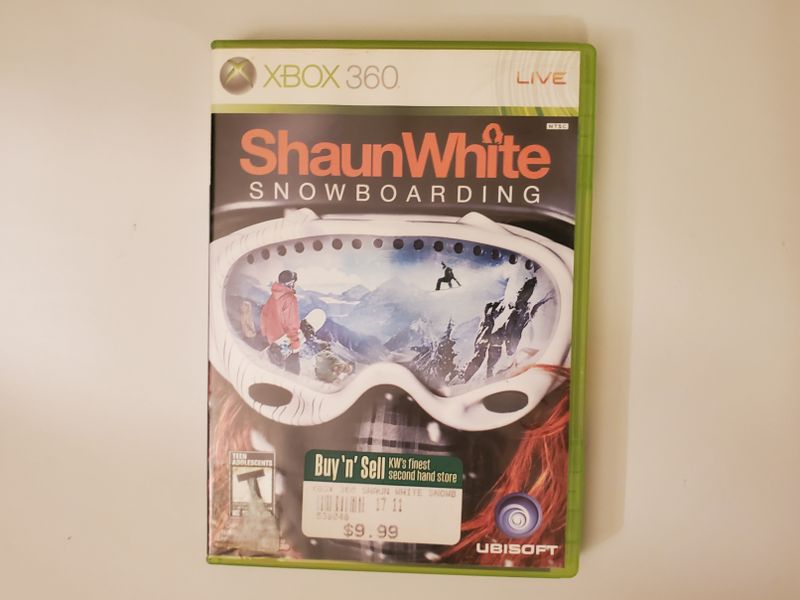Microsoft Xbox 360 Shaun White Snowboarding video game