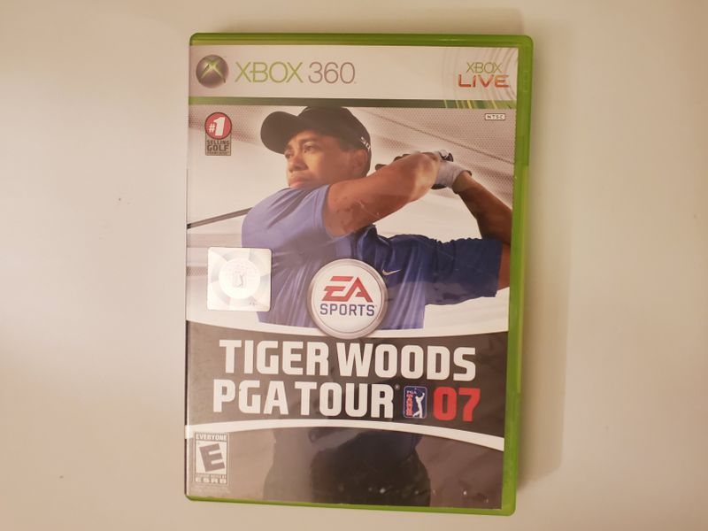 Microsoft Xbox 360 Tiger Woods PGA Tour 07 video game