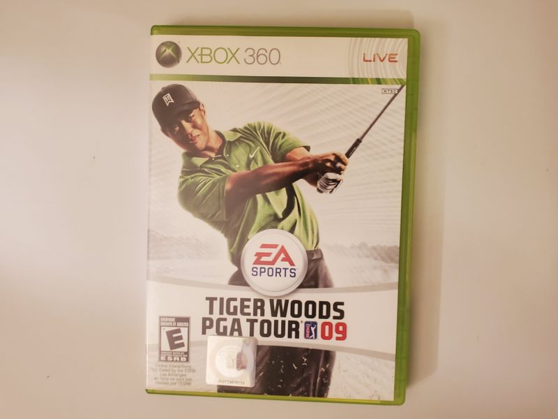 Microsoft Xbox 360 Tiger Woods PGA Tour 09 video game