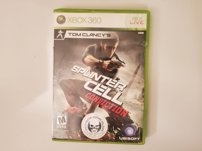 Microsoft Xbox 360 Tom Clancy's Splinter Cell Conviction video game