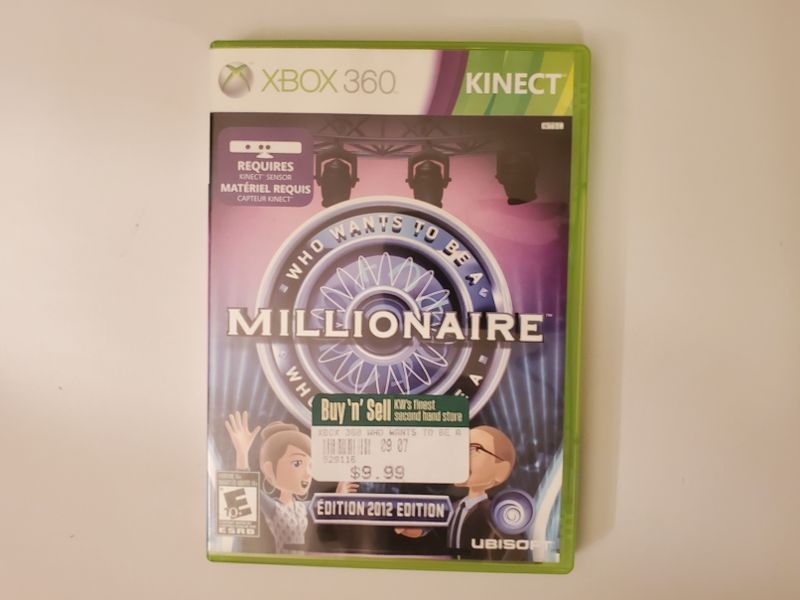Microsoft Xbox 360 Who Wants to Be a Millionaire: Edition 2012 Edition video game