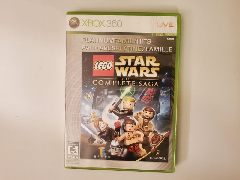 Microsoft Xbox 360 LEGO Star Wars The Complete Saga Platinum Family Hits video game