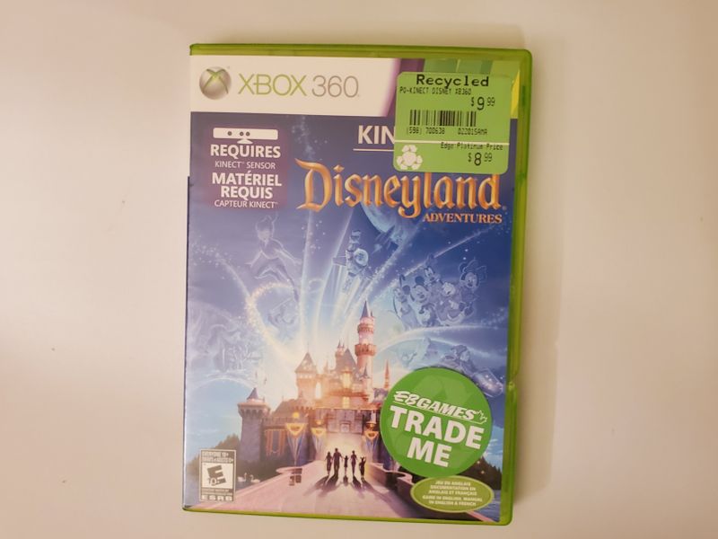 Microsoft Xbox 360 Kinect Disneyland Adventures video game