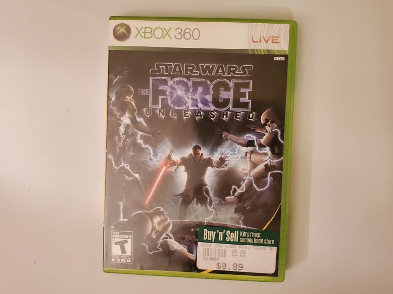 Microsoft Xbox 360 Star Wars The Force Unleashed video game