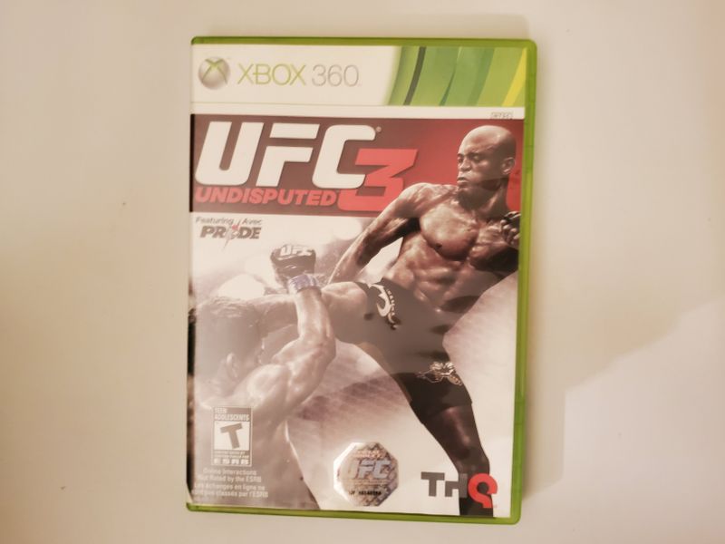 Microsoft Xbox 360 UFC 3 Undisputed video game