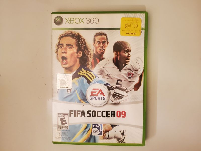 Microsoft Xbox 360 FIFA Soccer 09 video game