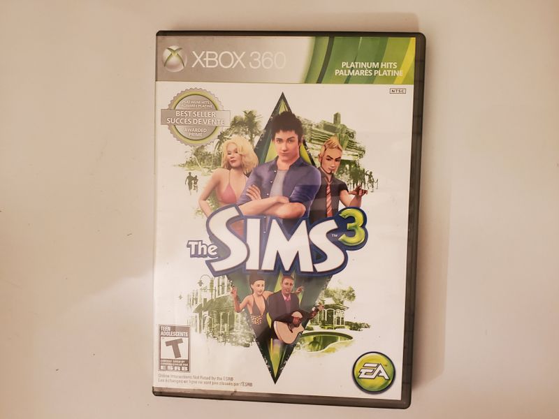 Microsoft Xbox 360 The Sims 3 Platinum Hits video game