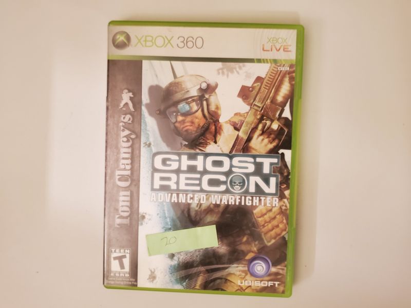Microsoft Xbox 360 Tom Clancy's Ghost Recon Advanced Warfighter video game