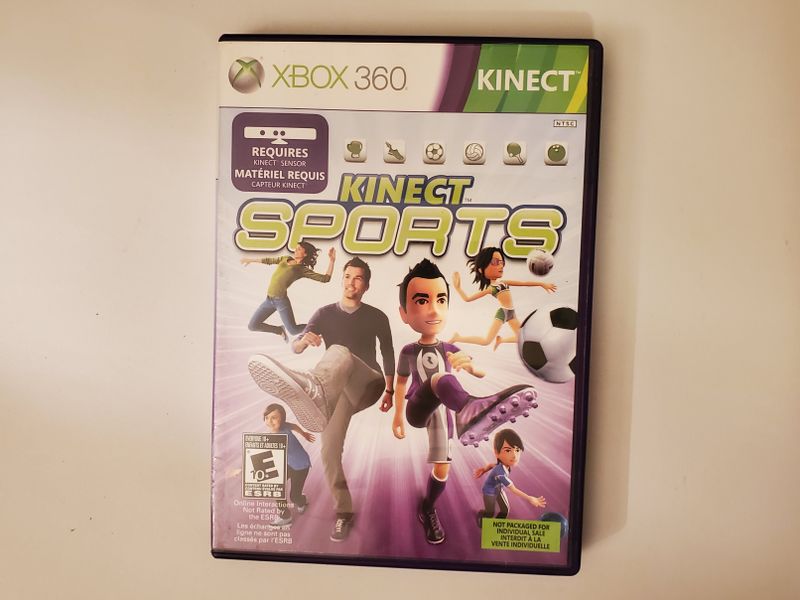 Microsoft Xbox 360 Kinect Sports video game