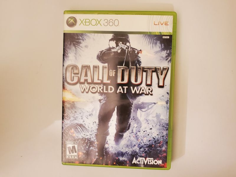 Microsoft Xbox 360 Call of Duty World At War video game