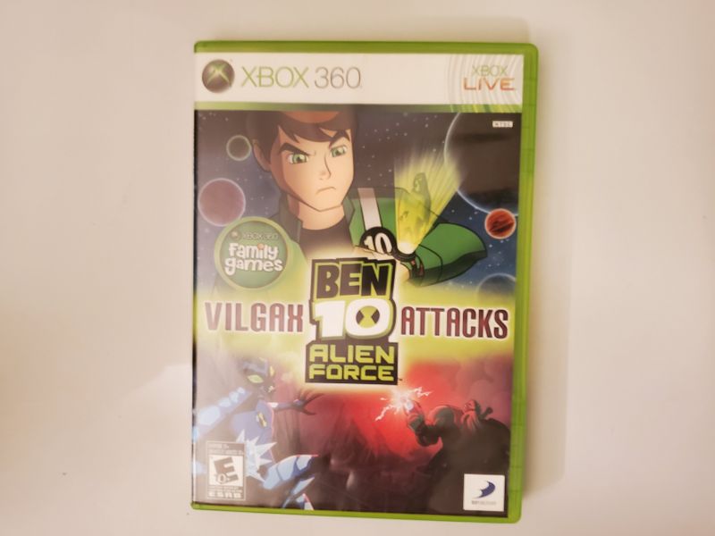 Microsoft Xbox 360 Ben 10 Alien Force: Vilgax Attacks video game