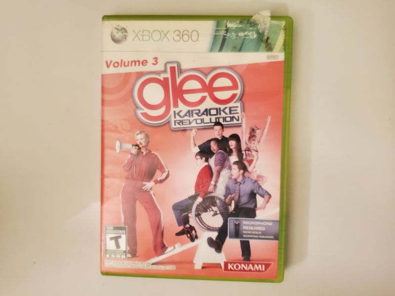 Microsoft Xbox 360 Glee Karaoke Revolution Volume 3 video game