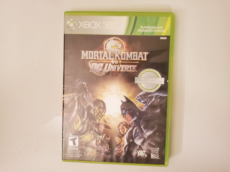 Microsoft Xbox 360 Mortal Kombat vs DC Universe Platinum Hits video game