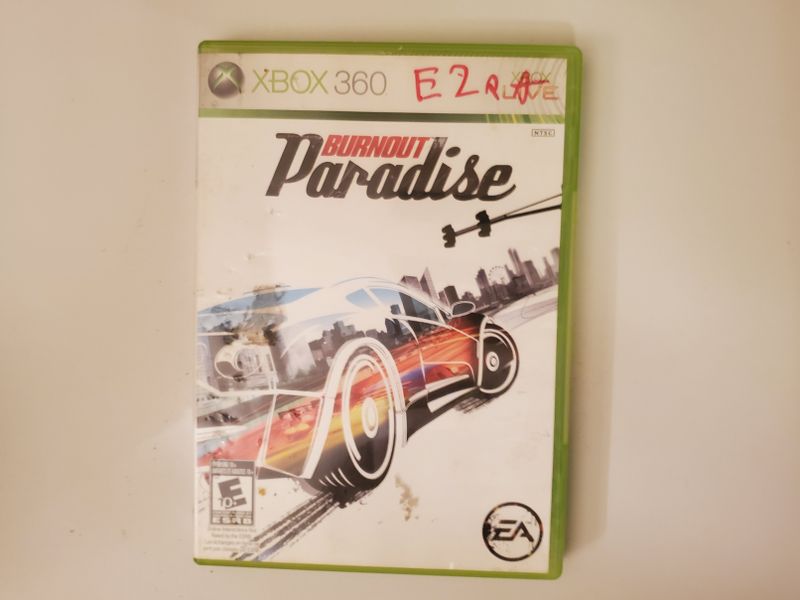 Microsoft Xbox 360 Burnout Paradise video game