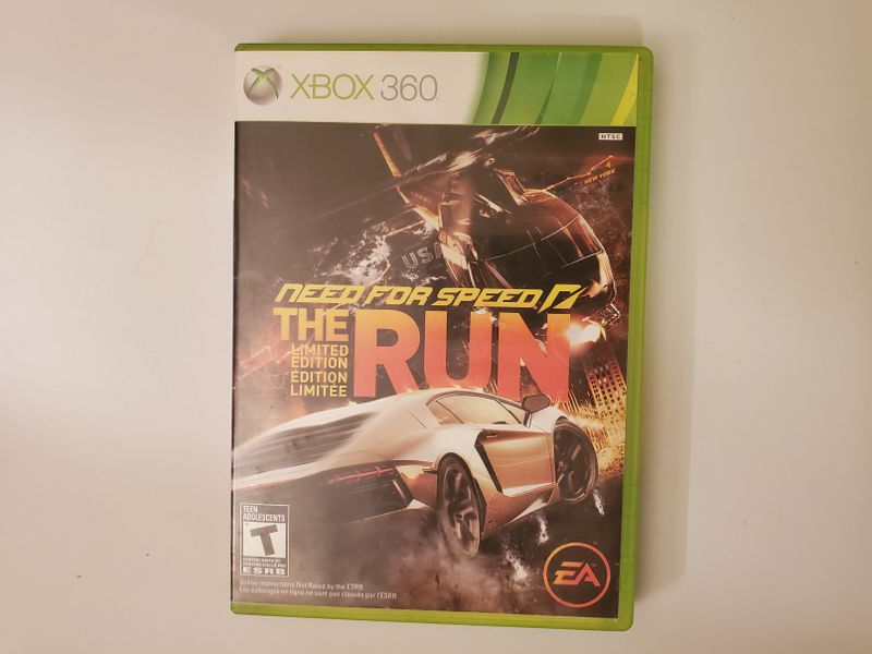 Microsoft Xbox 360 Need for Speed The Run Limited Edition video game