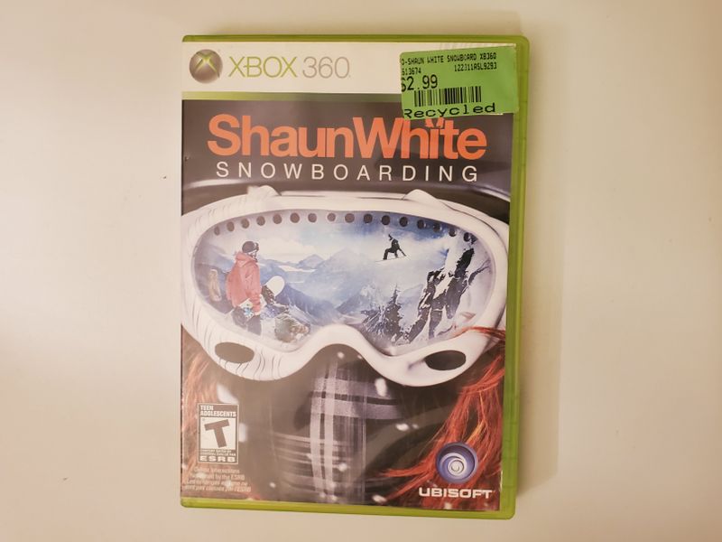 Microsoft Xbox 360 Shaun White Snowboarding video game
