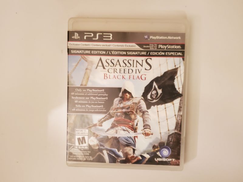 Sony PlayStation 3 Assassin's Creed IV Black Flag Signature Edition video game