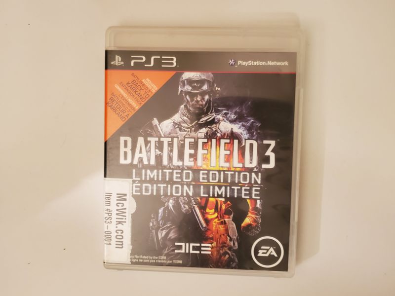 Sony PlayStation 3 Battlefield 3 Limited Edition video game