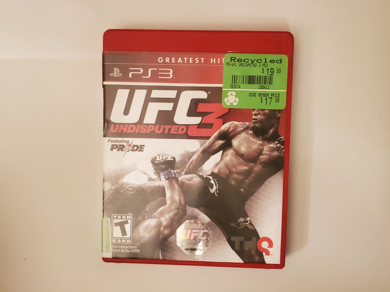 Sony Playstation 3 UFC Undisputed 3 Greatest Hits video game