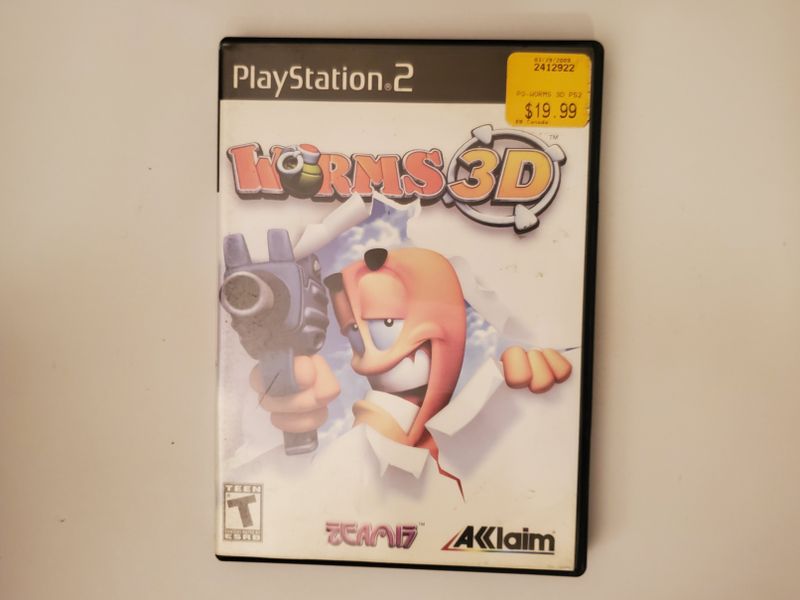 Sony PlayStation 2 Worms 3D video game