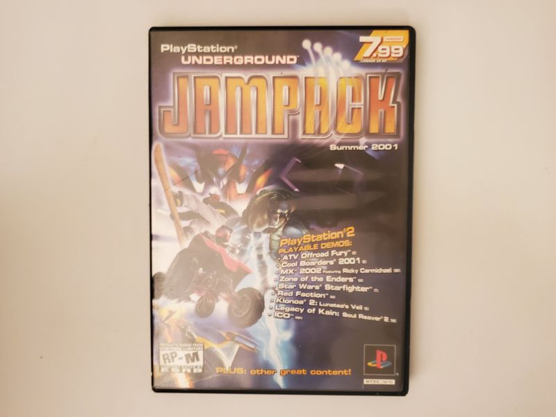 Sony PlayStation 2 PlayStation Underground Jampack Summer 2001 video game
