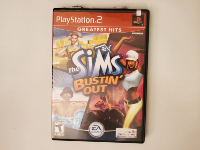 Sony Playstation 2 The Sims Bustin' Out Greatest Hits video game