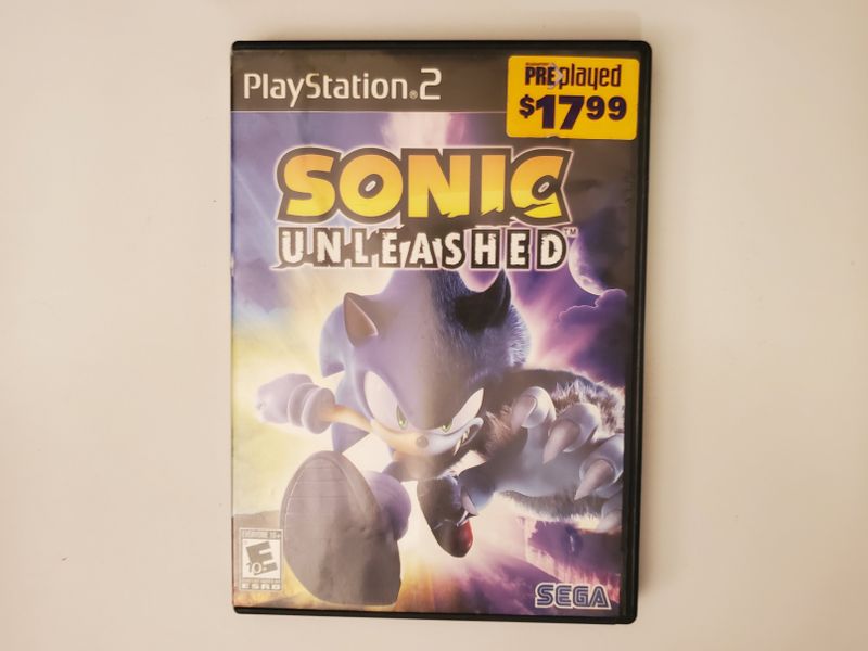Sony PlayStation 2 Sonic Unleashed video game
