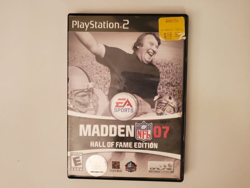 Sony PlayStation 2 Madden NFL 07: Hall of Fame Edition video game