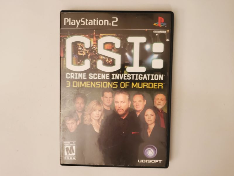 Sony PlayStation 2 CSI: Crime Scene Investigation 3 Dimensions of Murder video game
